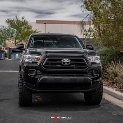 20 inch Fuel Off-Road Krank Black Milled D517 on a Lifted 2020 Toyota Tacoma