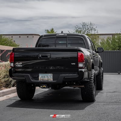 20 inch Fuel Off-Road Krank Black Milled D517 on a Lifted 2020 Toyota Tacoma