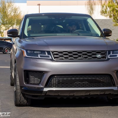 22 inch AZAD AZ5198 Gloss Black Machined Face on a 2021 Land Rover Range Rover Sport (Non-Supercharged)