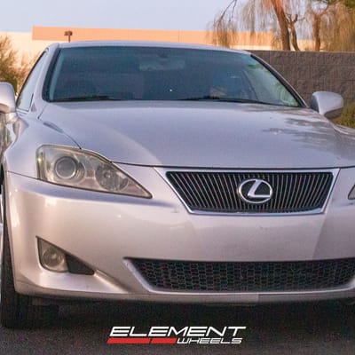 20 inch Versus VS777 Silver Machined on a 2007 Lexus IS 250 2WD