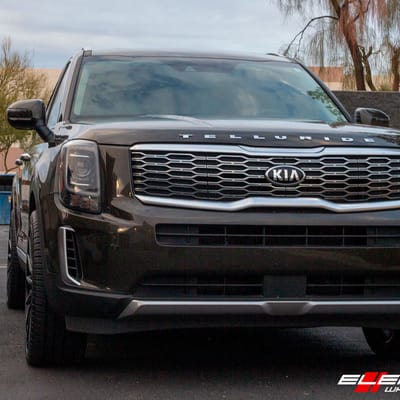 22 inch Asanti ABL-14 Gloss Black on a 2020 Kia Telluride