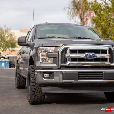 18 inch Fuel Off-Road Krank Black Milled D517 on a 2017 Ford F-150