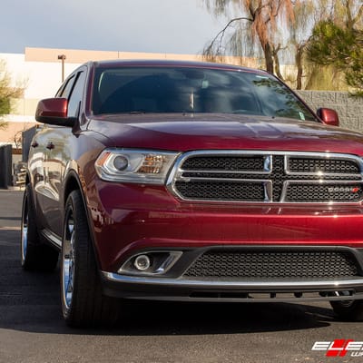 22 inch Diablo Elite Chrome w/ Black Inserts on a 2020 Dodge Durango SXT