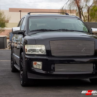 22 inch Asanti ABL-28 Gloss Black on a 2006 Infiniti QX56