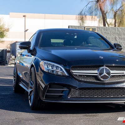 20 inch Variant Krypton Super Black Chrome on a 2019 Mercedes Benz C43 AMG