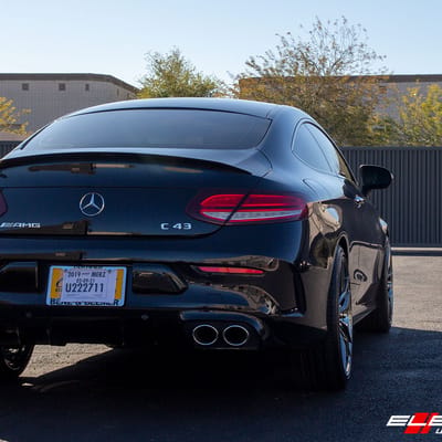 20 inch Variant Krypton Super Black Chrome on a 2019 Mercedes Benz C43 AMG