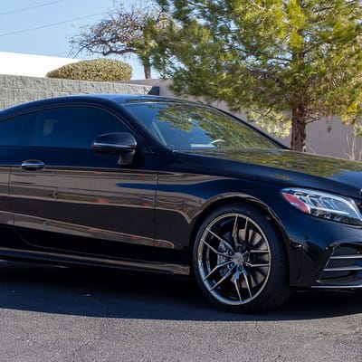20 inch Variant Krypton Super Black Chrome on a 2019 Mercedes Benz C43 AMG