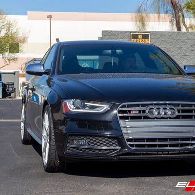 19 inch Avante Garde M580 Satin Silver on a 2015 Audi S4