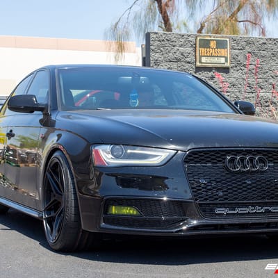 19 inch Variant Xenon Satin Black on a 2013 Audi S4 AWD