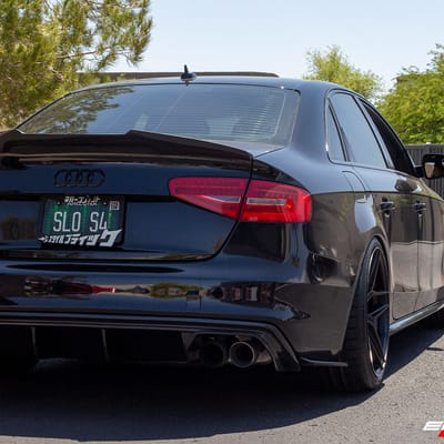 19 inch Variant Xenon Satin Black on a 2013 Audi S4 AWD