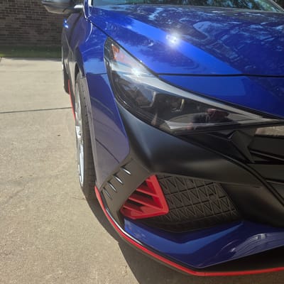 19 inch TSW Sebring in Silver w/ Mirror Cut Face on a 2023 Hyundai Elantra N