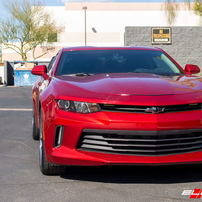 19 inch MRR GT5 Black w/ Diamond Cut on a 2018 Chevrolet Camaro