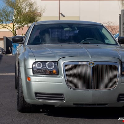 22 inch Element EL11 Gloss Black Milled on a 2005 Chrysler 300 RWD