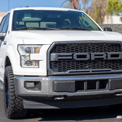 20 inch Fuel Off-Road Vandal Gloss Black Milled D627 on a 2017 Ford F-150