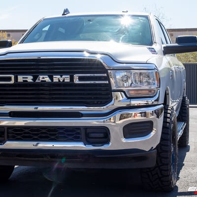 20 inch Fuel Off-Road Maverick Matte Black w/ Milled Accent D538 on a 2019 Dodge Ram 2500