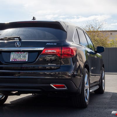 20 inch Lexani R-Four Chrome on a 2014 Acura MDX