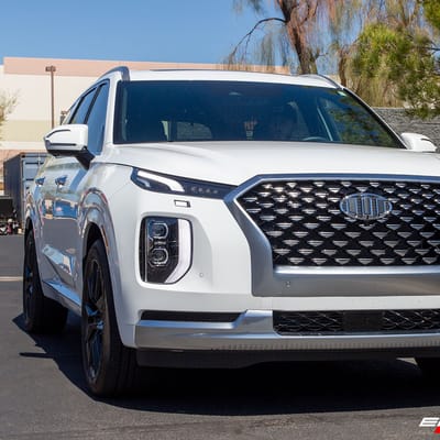 20 inch TSW Neptune Semi Gloss Black on a 2021 Hyundai Palisade