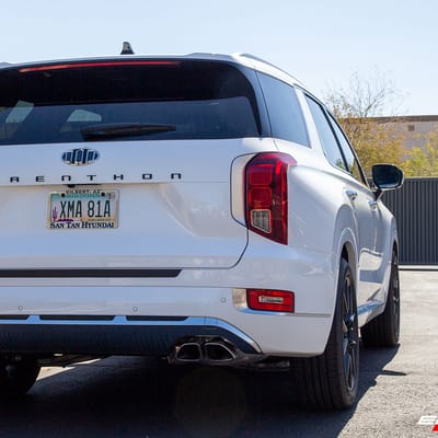 20 inch TSW Neptune Semi Gloss Black on a 2021 Hyundai Palisade