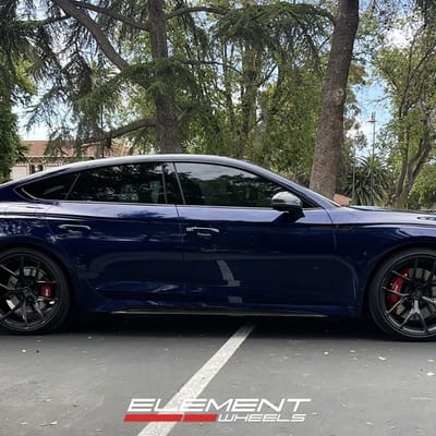 20 inch BC Forged RZ21 Brushed Black on a 2022 Audi RS5