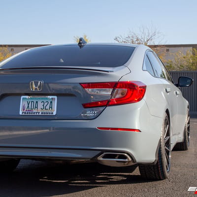20 inch Rohana RC10 Matte Graphite w/ Gloss Black Lip on a 2021 Honda Accord