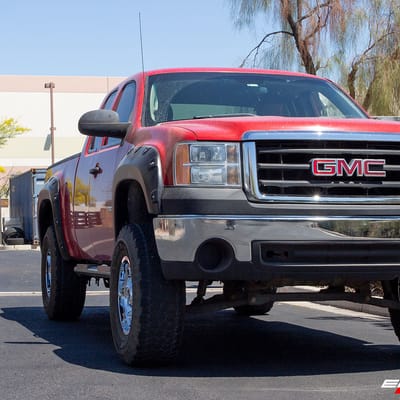 17 inch RBP 01R Saharan II Chrome on a Lifted 2012 Chevrolet Silverado 1500