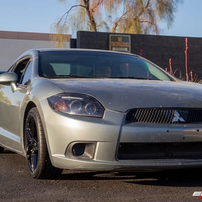 18 inch Versus VS7371 Gloss Black on a 2008 Mitsubishi Eclipse