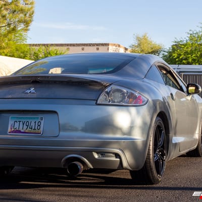 18 inch Versus VS7371 Gloss Black on a 2008 Mitsubishi Eclipse