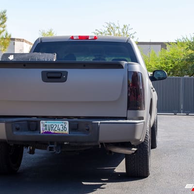 22 inch Dub Baller Matte Black w/ Dark Tint S116 on a 2011 GMC Sierra 1500