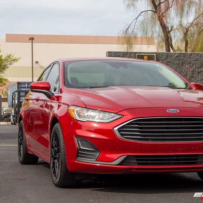 17 inch TSW Sebring Matte Black on a 2020 Ford Fusion