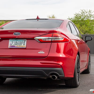 17 inch TSW Sebring Matte Black on a 2020 Ford Fusion