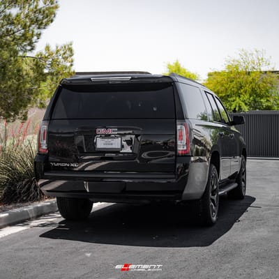 20 inch GMC Sierra Replica Wheel Satin Black FR44 on a 2019 GMC Yukon XL