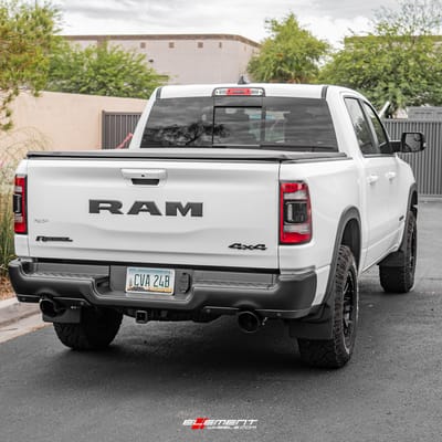 18 inch Fuel Off-Road Rebel Matte Black D679 on a Leveled 2019 Dodge Ram Rebel 1500