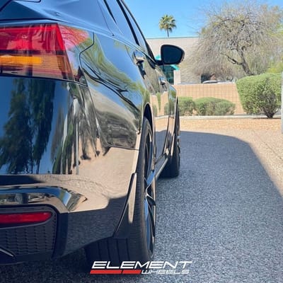 19 inch Blaque Diamond BD-11 in Gloss Black on a 2024 Nissan Altima