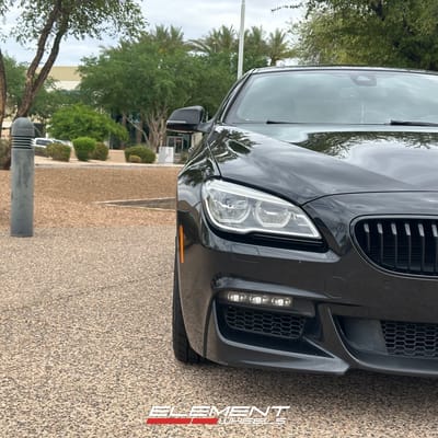 20 inch Staggered Rohana RFX11 in Gloss Black on a 2017 BMW 6 Series