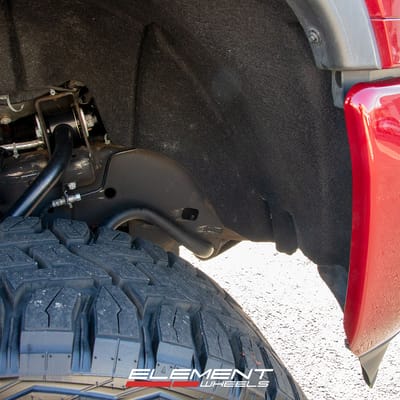 22" Cali Off-Road Summit 9110 Gloss Black w/ Milled Spokes on a 2018 GMC Sierra Denali HD Dually
