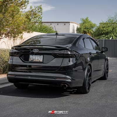 20 inch Dub Push All Gloss Black S110 on a 2016 Ford Fusion