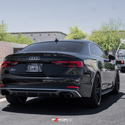 20 inch Variant Argon Gloss Piano Black on a 2018 Audi S5