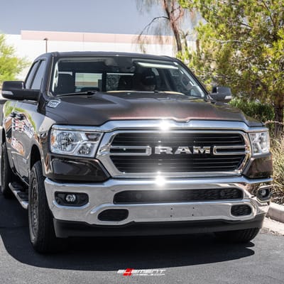 18 inch Black Rhino Cinco Bronze w/ Black Bolts on a 2019 Dodge Ram 1500
