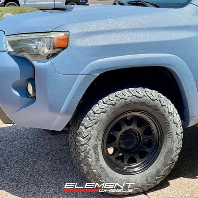 17 Inch Method Race MR316 in Matte Black on a 2015 Toyota 4-Runner