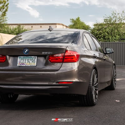 20 inch Asanti ABL-14 Custom Rainbow Prizm on a 2013 BMW 320i
