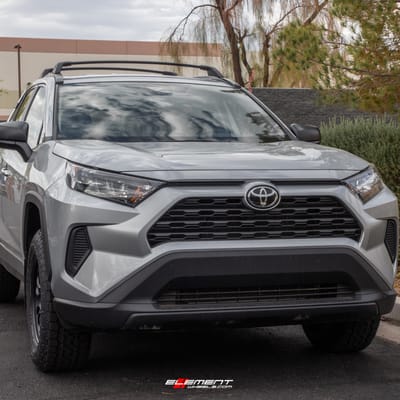 17 inch MKW Off-Road M207 Satin Black on a Lifted 2020 Rav-4