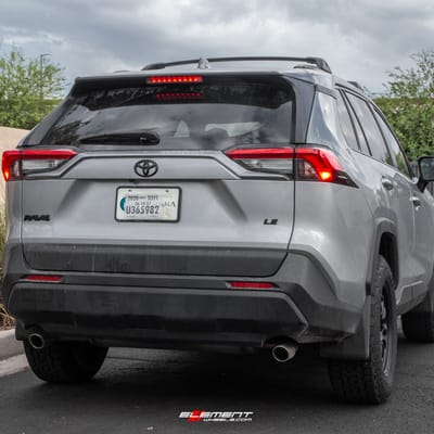 17 inch MKW Off-Road M207 Satin Black on a Lifted 2020 Rav-4