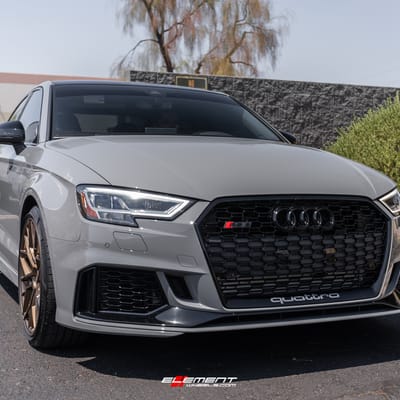 19 inch Variant Radon Satin Bronze on a 2020 Audi RS3
