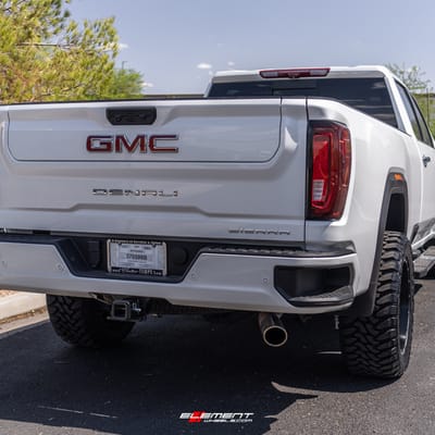 20 inch Fuel Off-Road Nutz Black Machined D541 on a 2021 GMC Sierra Denali HD