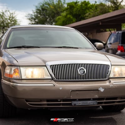 17 inch ARC AR01 Silver Machined on a 2003 Mercury Grand Marquis