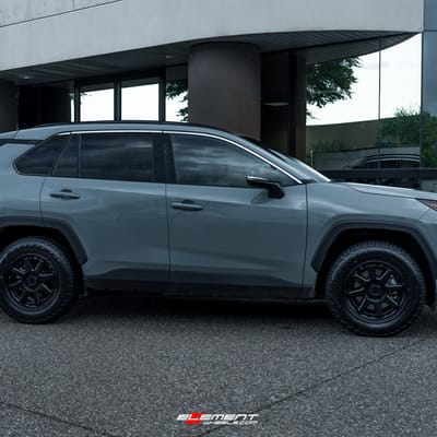 17 inch Raceline 947B Scout Satin Black on a 2019 Toyota Rav-4