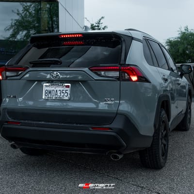 17 inch Raceline 947B Scout Satin Black on a 2019 Toyota Rav-4