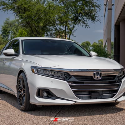 19 inch Niche Gamma Matte Black M190 on a 2021 Honda Accord Sedan
