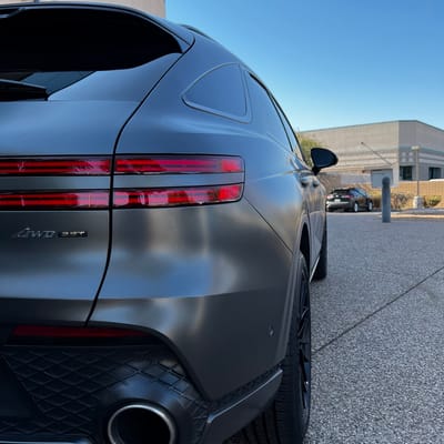20 HRE FlowForm FF28 Tarmac on a 2023 Genesis GV70 w/ Sport Brakes