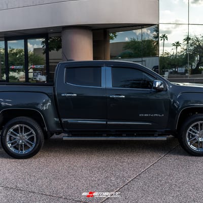 20 inch Raceline 158C Impulse Chrome on a 2021 GMC Canyon